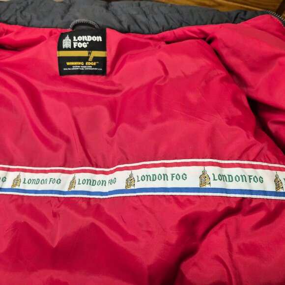 VTG 90s London Fog Utility Down Coat Parka Men’s 44 Gorpcore Normcore Oversized - Picture 7 of 9